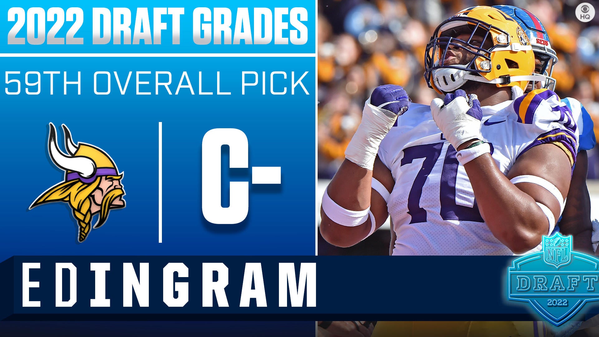 NFL Draft Reaction: Vikings Select Ed Ingram With No. 59 Overall Pick 