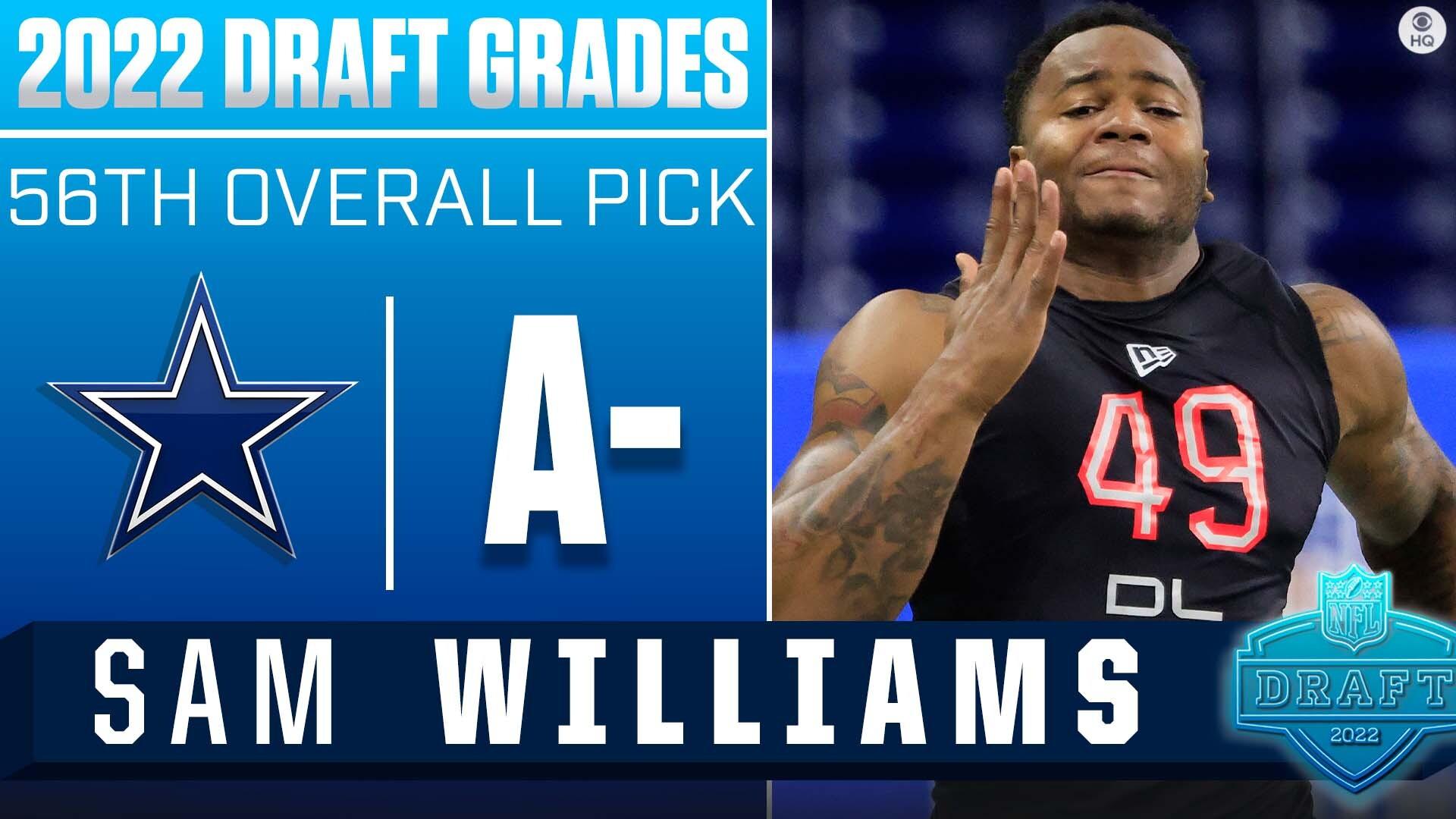 The Dallas Cowboys have selected Ole Miss EDGE Sam Williams with the 56th  overall pick in the 2022 NFL Draft.