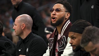 Ben Simmons leaves game after irritating lower back, will have MRI