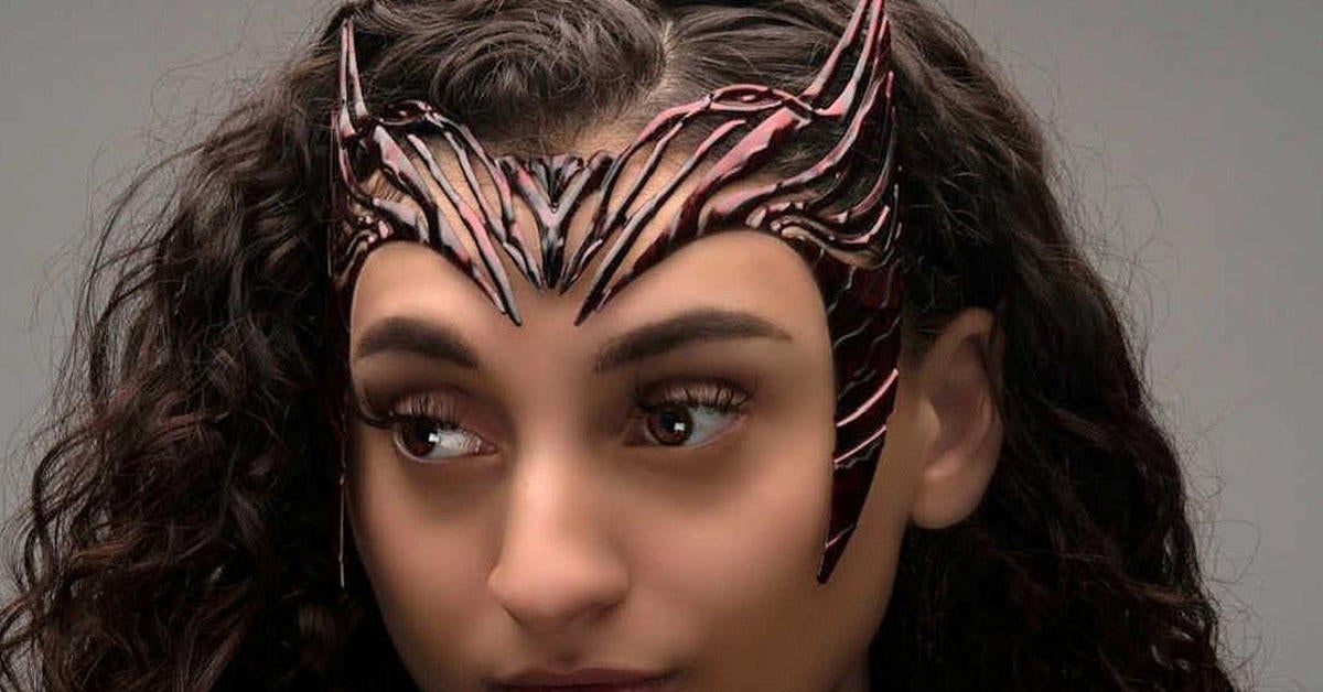 Scarlet Witch's crown-infused concept art exhibits an even darker