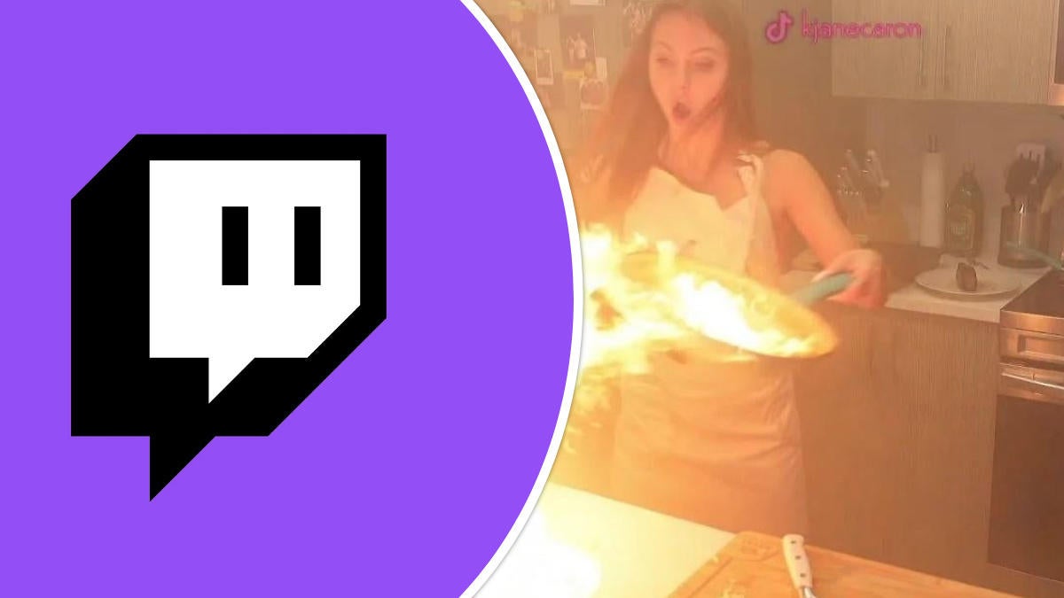Twitch Streamer's Kitchen Catches on Fire During Cooking Stream