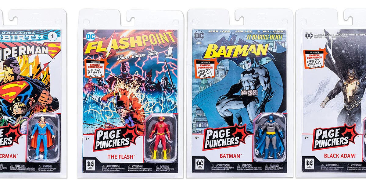 McFarlane Toys Launches the DC Page Punchers Action Figure Line