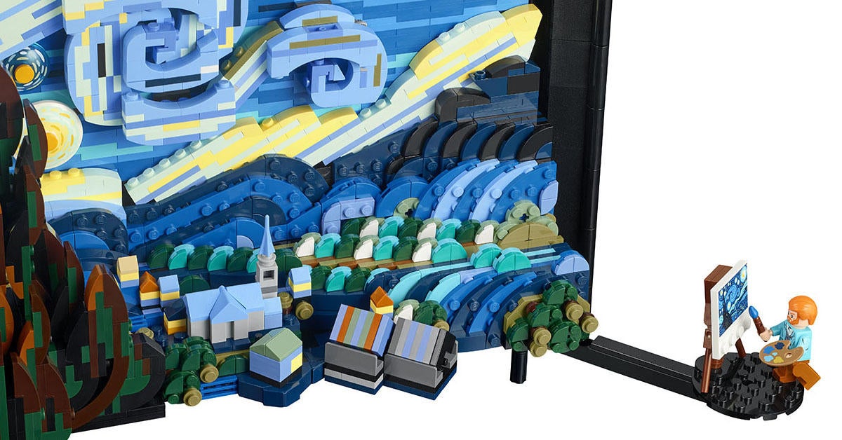Vincent van Gogh The Starry Night LEGO Set Goes on Sale Tonight