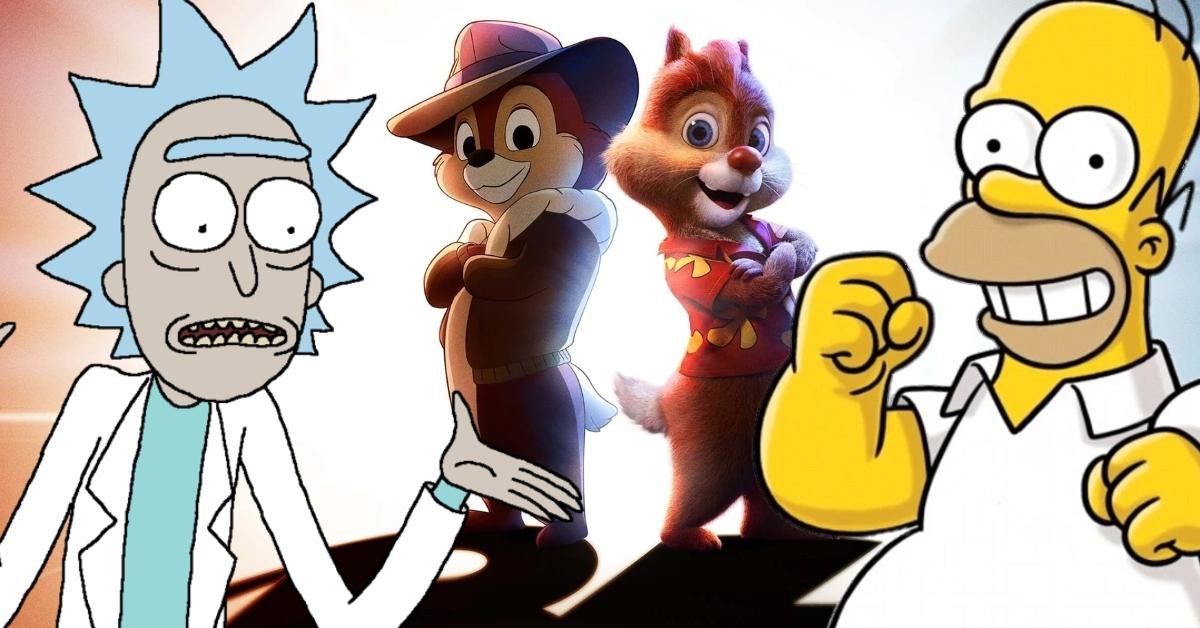 chip-n-dale-rescue-rangers-movie-cameos-rick-and-morty-the-simpsons-easter-eggs