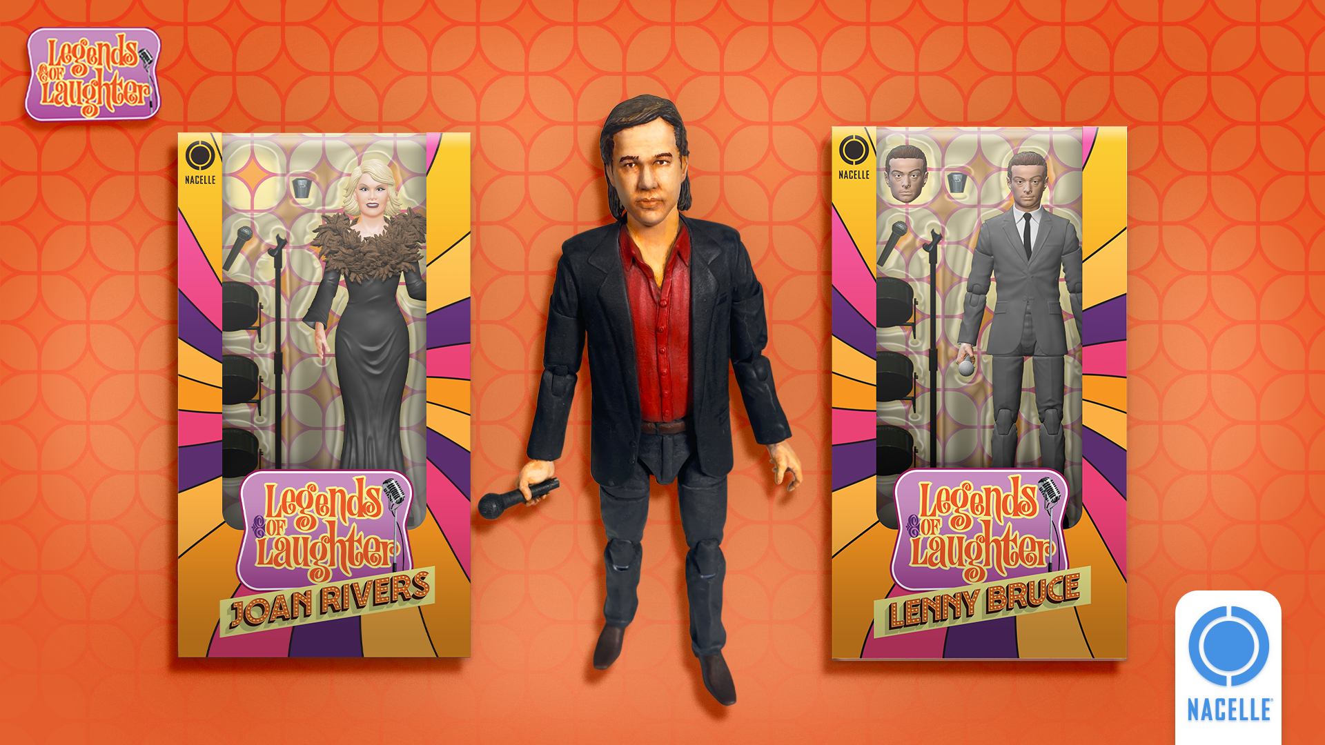 Legends of Laughter Action Figure Line to Feature Iconic Comedians (Exclusive)