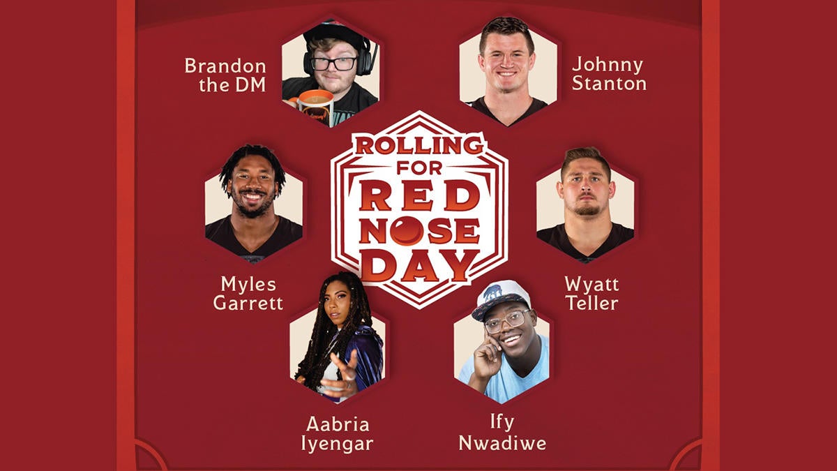 Johnny Stanton, Myles Garrett play Dungeons & Dragons for Red Nose Day