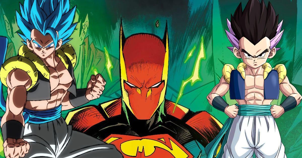 Batman and Superman Merge Together to Create a Dragon Ball Inspired Fusion