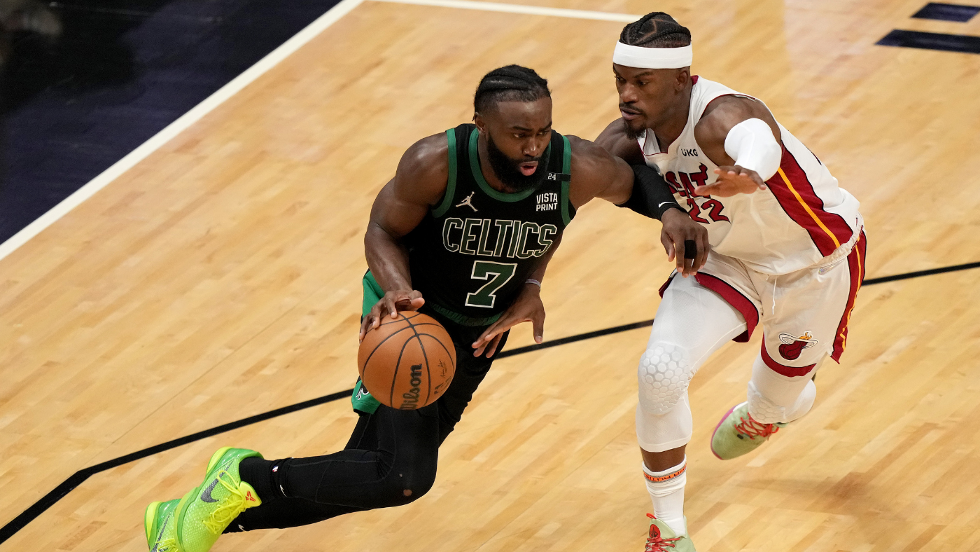 Celtics vs. Heat score: Jaylen Brown, Jayson Tatum take over in second half  to lead Boston to Game 5 win - CBSSports.com