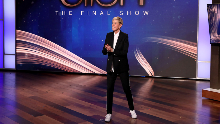 Ellen DeGeneres Fights Back Tears as She Takes Stage for Final Show After 19 Years