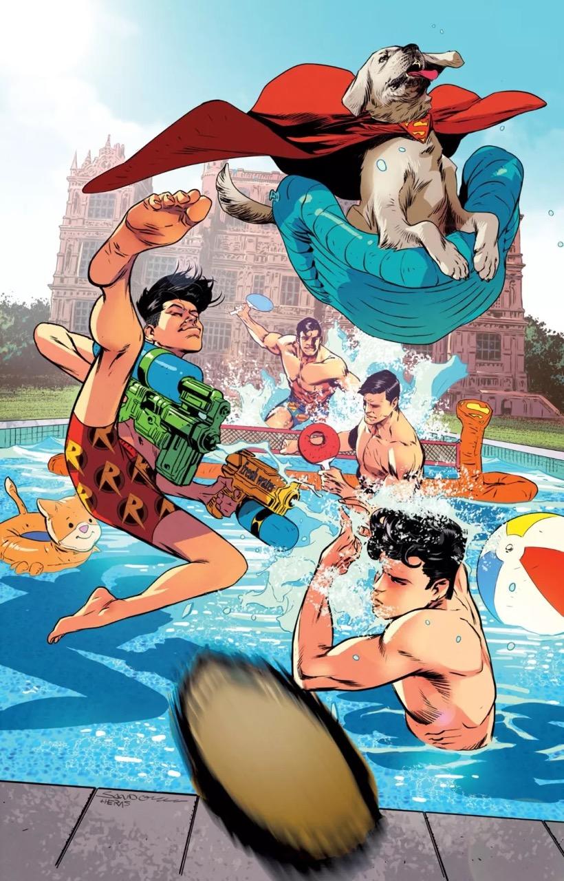 Batman and More DC Superheroes Pose in Swimsuits for New Covers