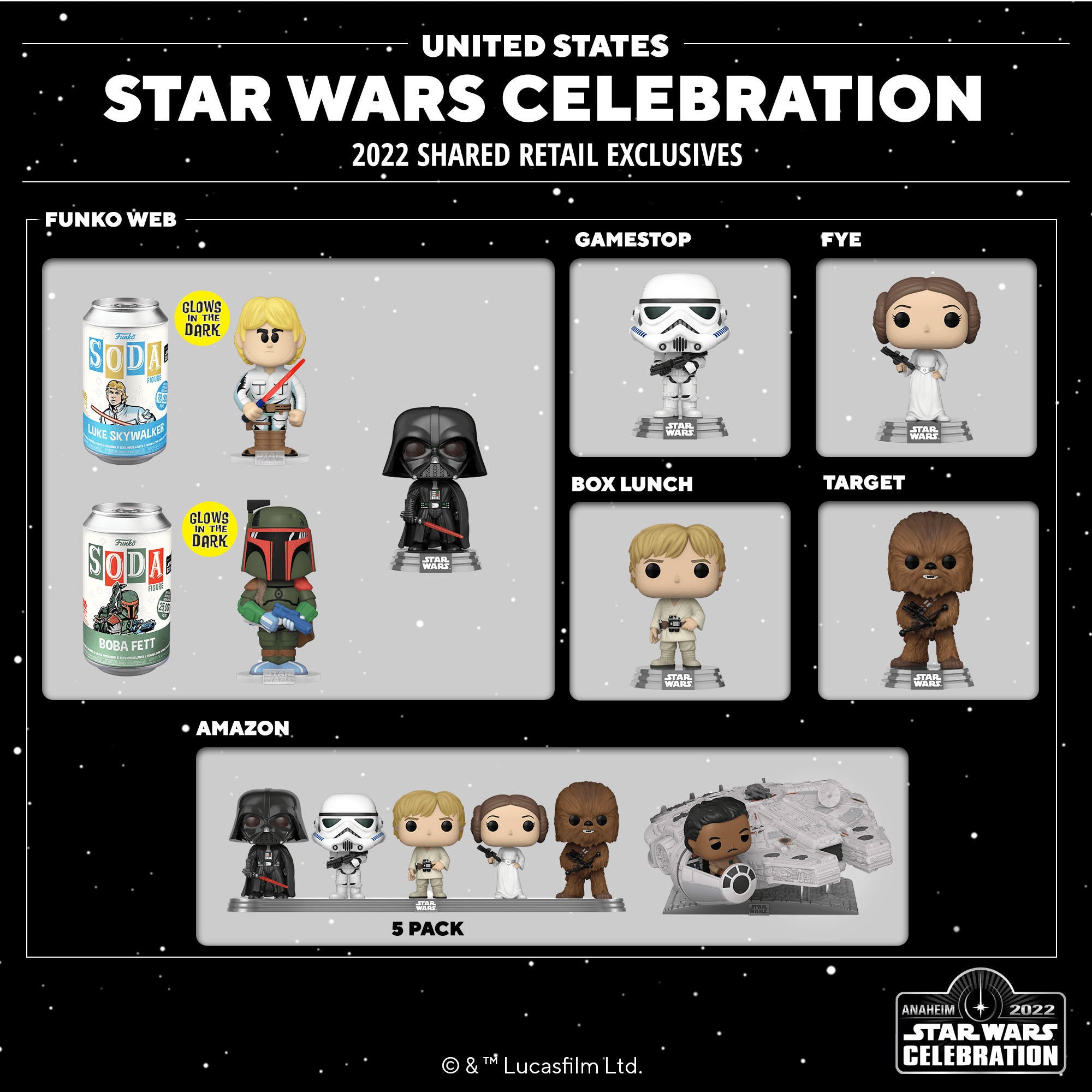 The Final Star Wars Celebration 2022 Funko Pop Exclusives Are Live