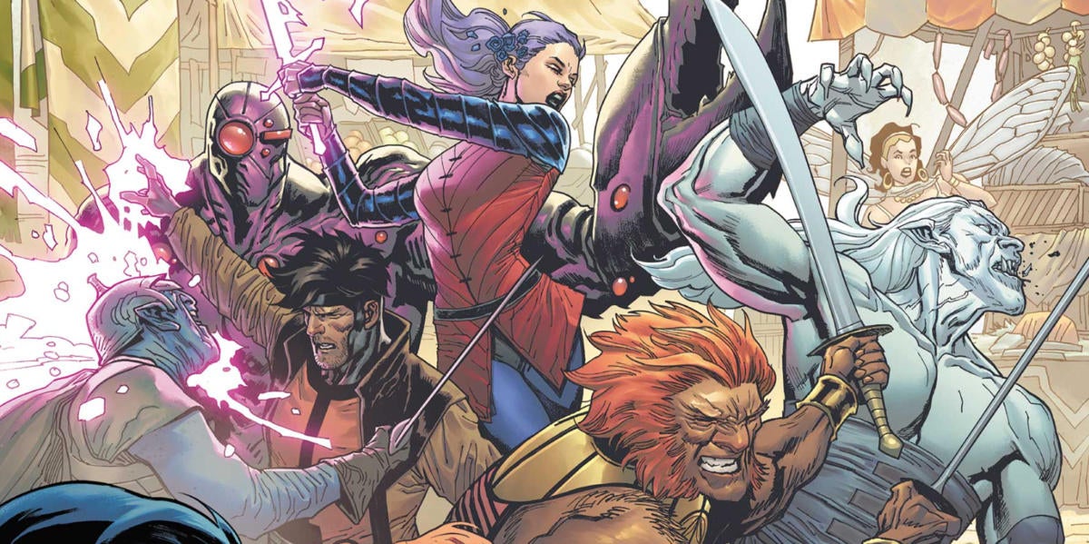 Knights of X #2 Review: An Overstuffed Story With Dynamite Worldbuilding