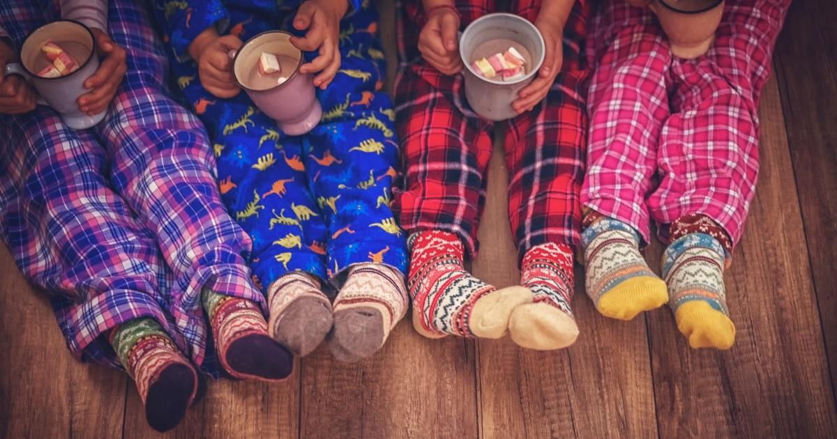 9 Celeb Holiday Pajama Photos to Inspire Your Christmas Morning Photos