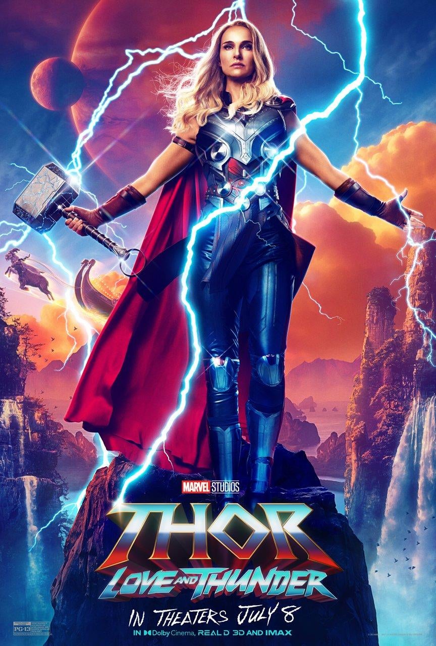 Thor: Love and Thunder Posters Feature Thor's Flying Goats