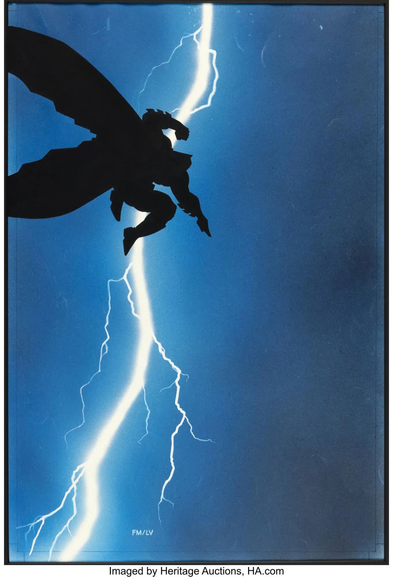 The Dark Knight Returns Cover Sells for Over Million at Auction The Dark Knight Returns Cover Sells for Over Million at Auction