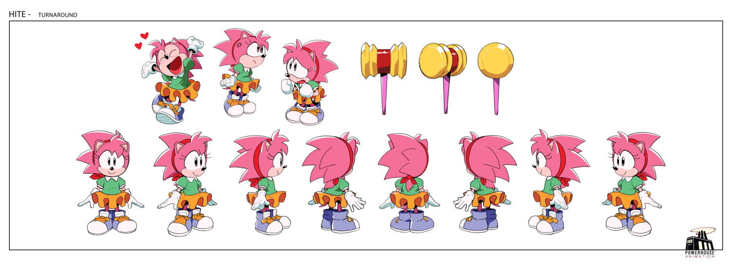 I noticed right away in Sonic CD (Sonic Origin Plus) that Amy