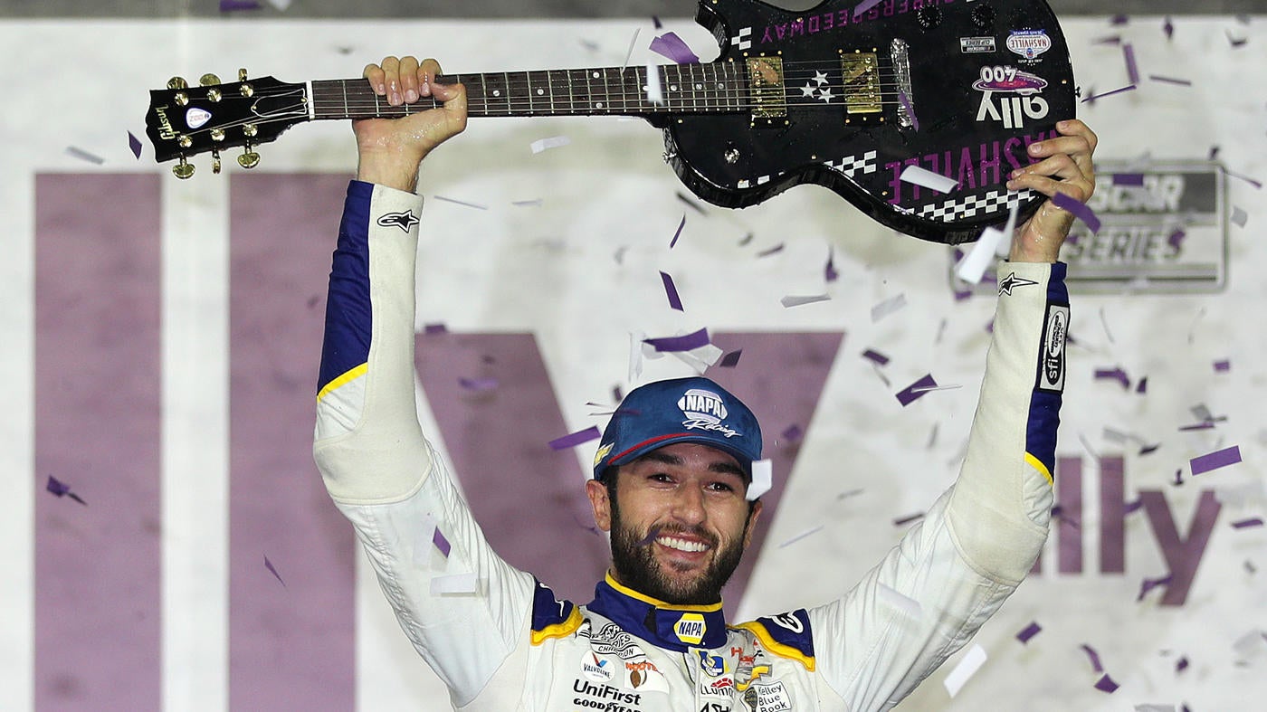 NASCAR Cup Series at Nashville Chase Elliott wins Ally 400 in a race marred by weather issues