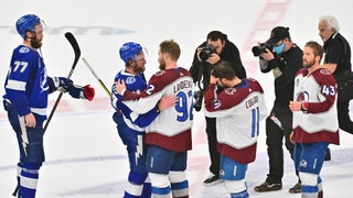 Colorado Avalanche Superstar Nathan MacKinnon Practicing with Friends