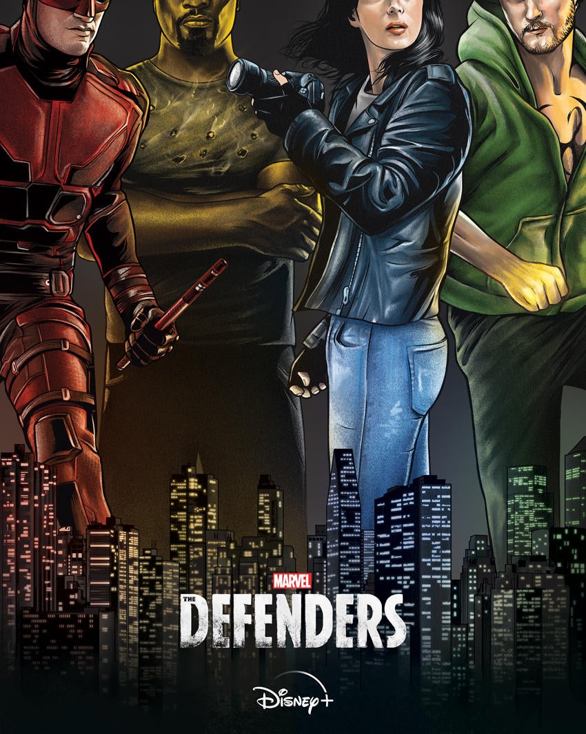Marvel's Defenders and Punisher Get New Disney+ Posters