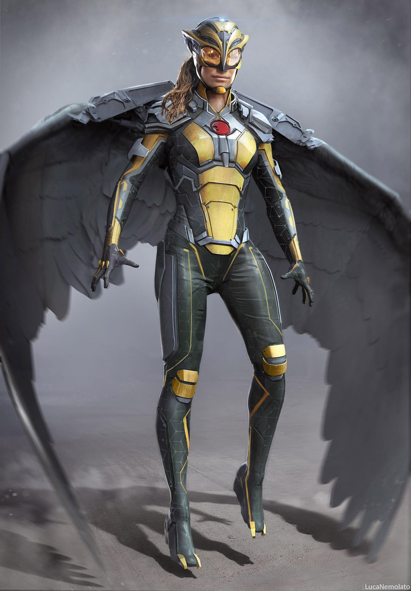 Hawkgirl - Etsy