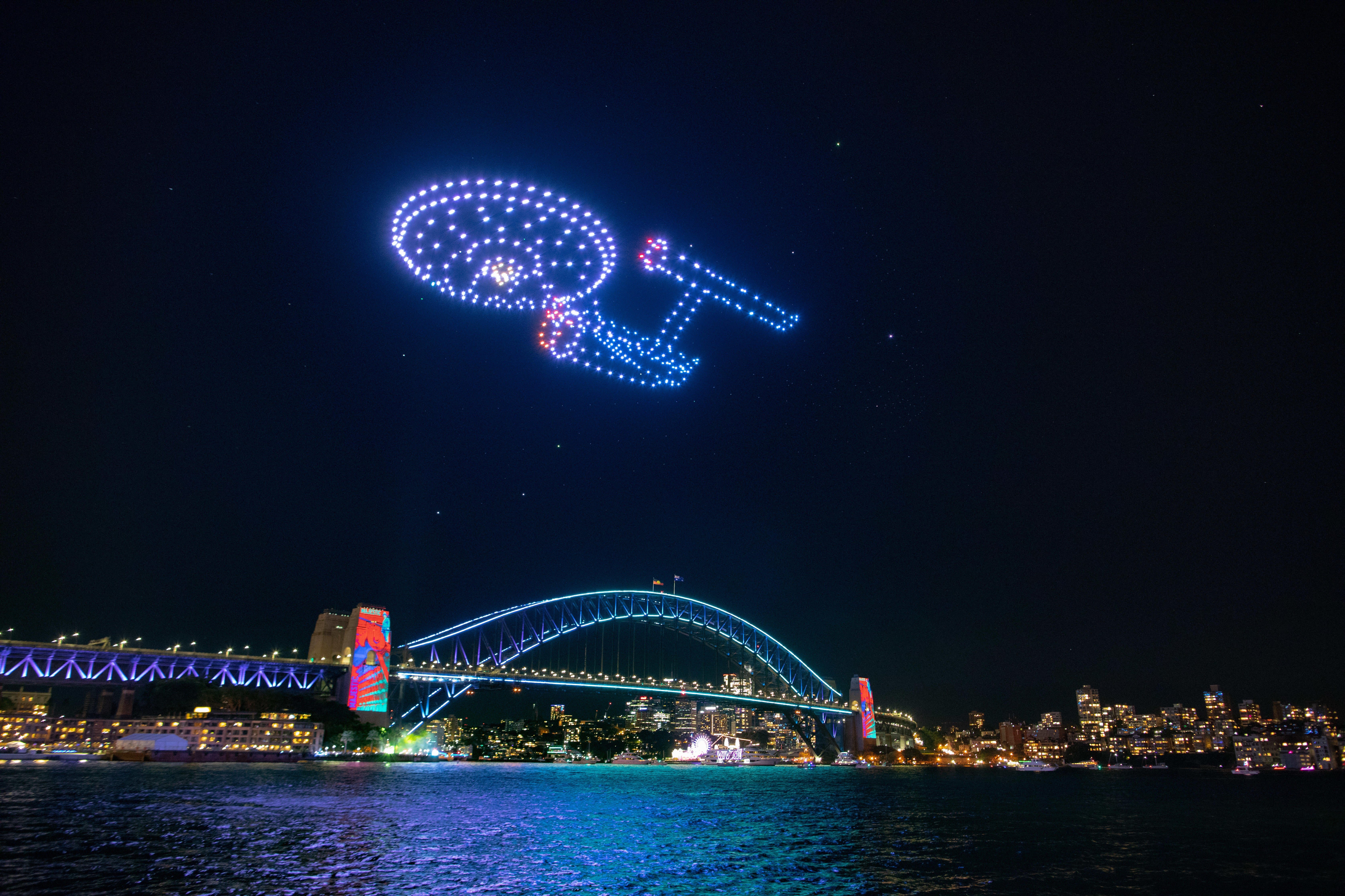 Star Trek Gets Epic Drone Light Show You Need to See