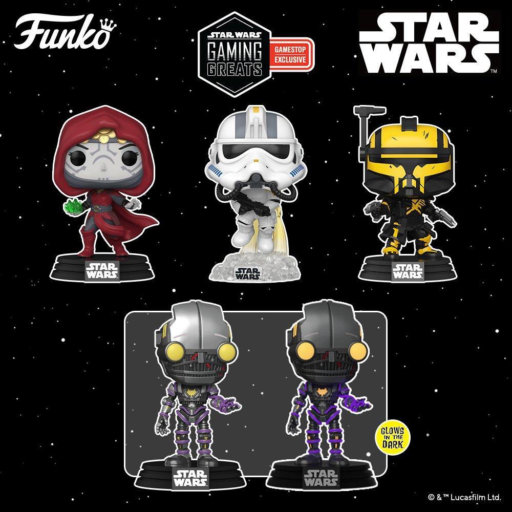 Funko Launches Four New Star Wars Gaming Greats Pop Figure Exclusives