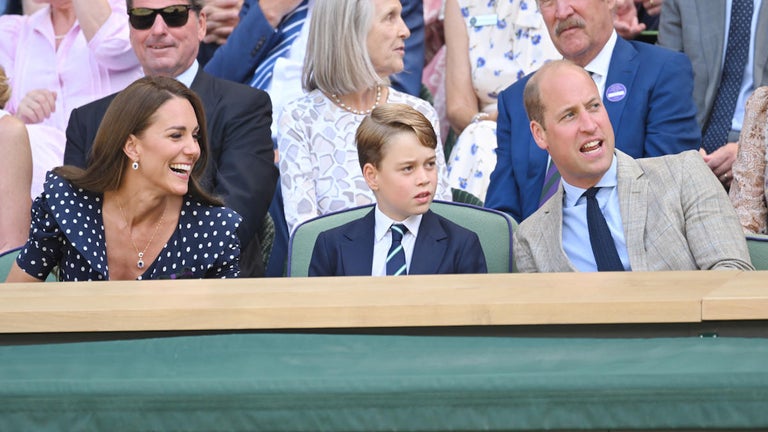 Prince William and Kate Middleton Take Son George to Wimbledon (Photos)