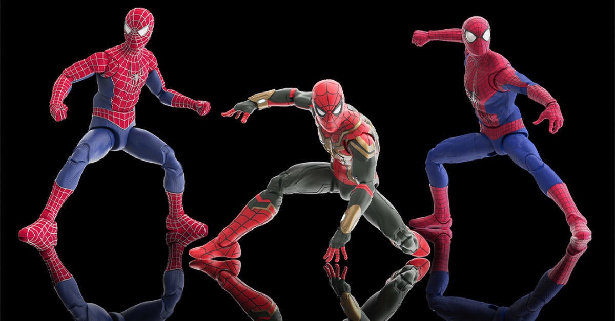 Spider-Man Marvel Legends Spider-Man and His Amazing Friends Multipack  6-Inch Action Figures