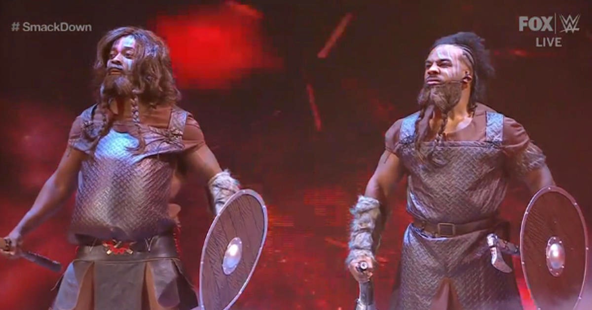 WWE's New Day Impersonate The Viking Raiders and Reference Thor and  Assassin's Creed in Hilarious SmackDown Promo