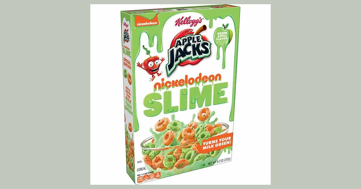 Kellogg’s Groups Up With Nickelodeon for New Apple Jacks Slime Cereal