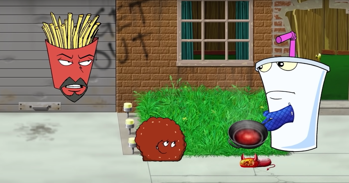 Wallpaper Shake Aqua Teen Hunger Force Cup Fry Meatball images for  desktop section стиль  download