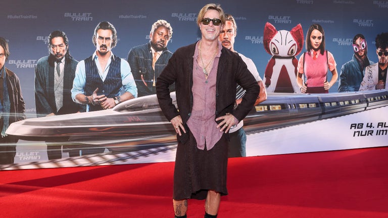 Brad Pitt Wears a Skirt on the Red Carpet
