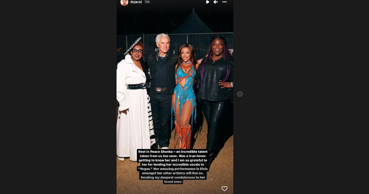 Doja Cat Pays Tribute to Late 'Elvis' Standout Shonka Dukureh After