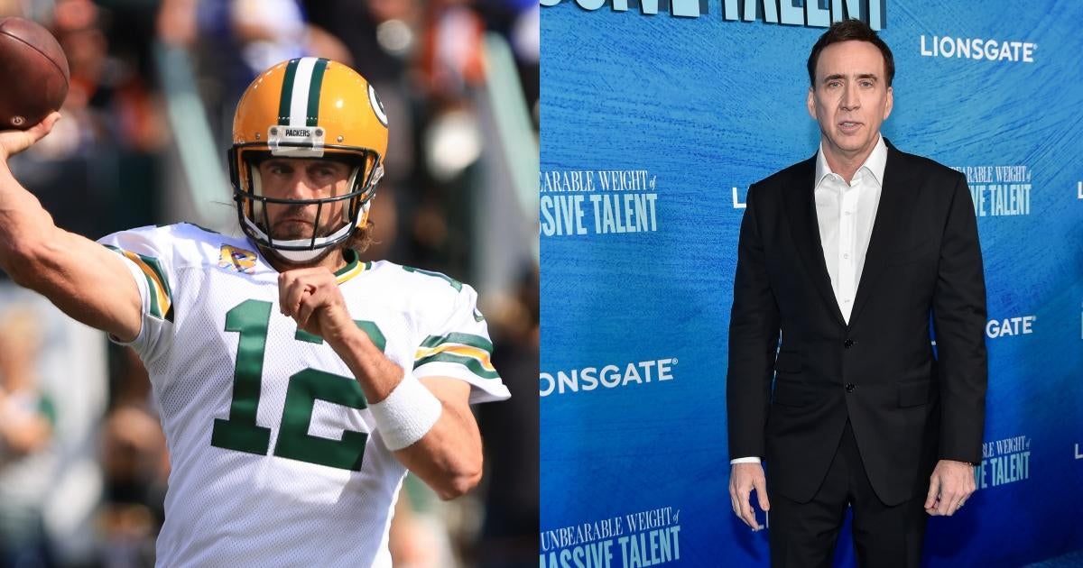 Aaron Rodgers channels Nic Cage during Packers camp arrival