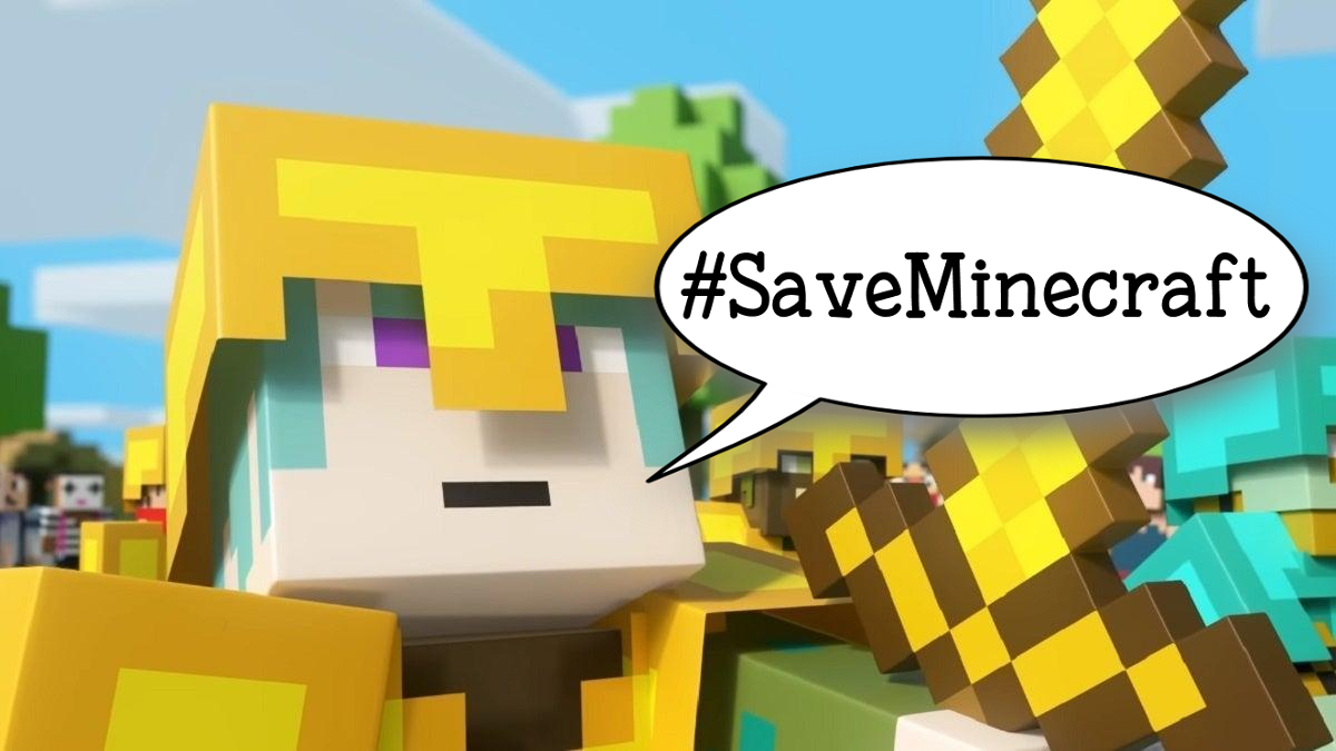 "Save Minecraft" Trends on Twitter as Fans Protest Controversial Update