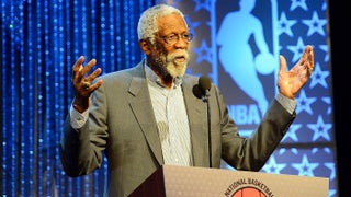 NBA unveils No. 6 patch to honor Bill Russell across league - Los Angeles  Times