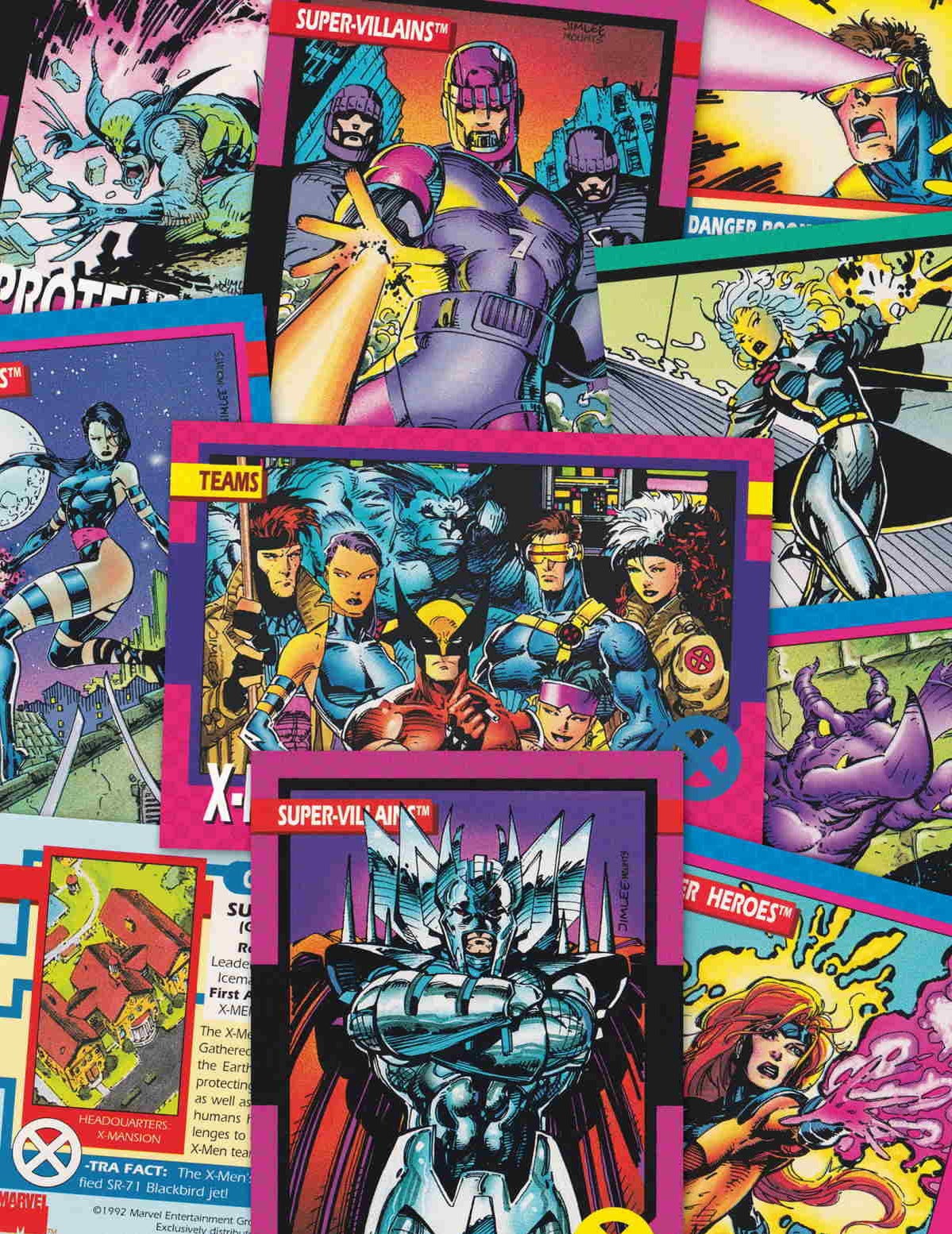 The Uncanny X-Men Jim Lee Trading Cards Book Is a Potent Dose of '90s  Nostalgia