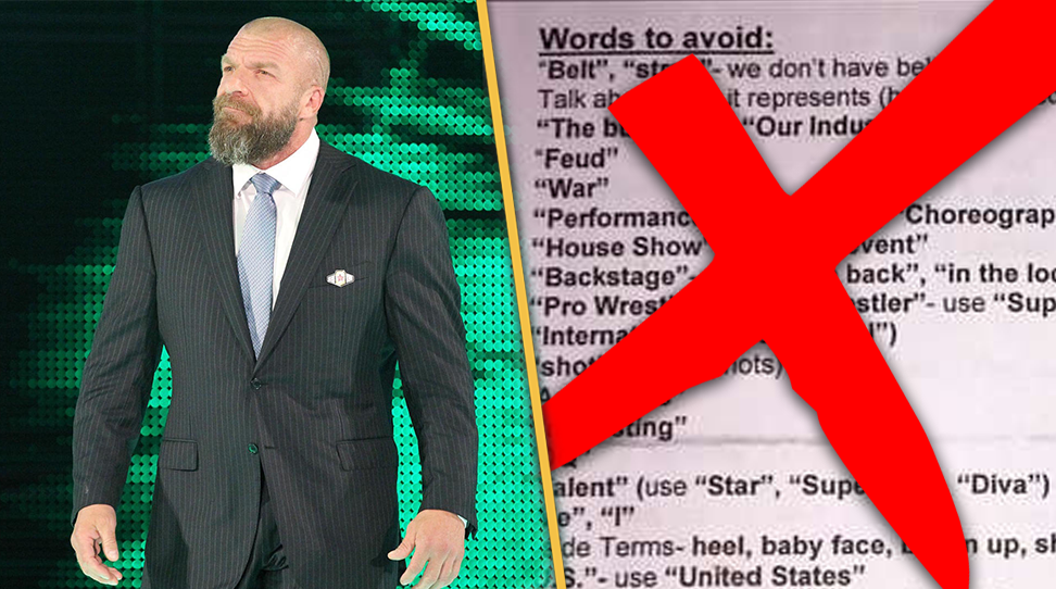 Triple H WWE Banned Words