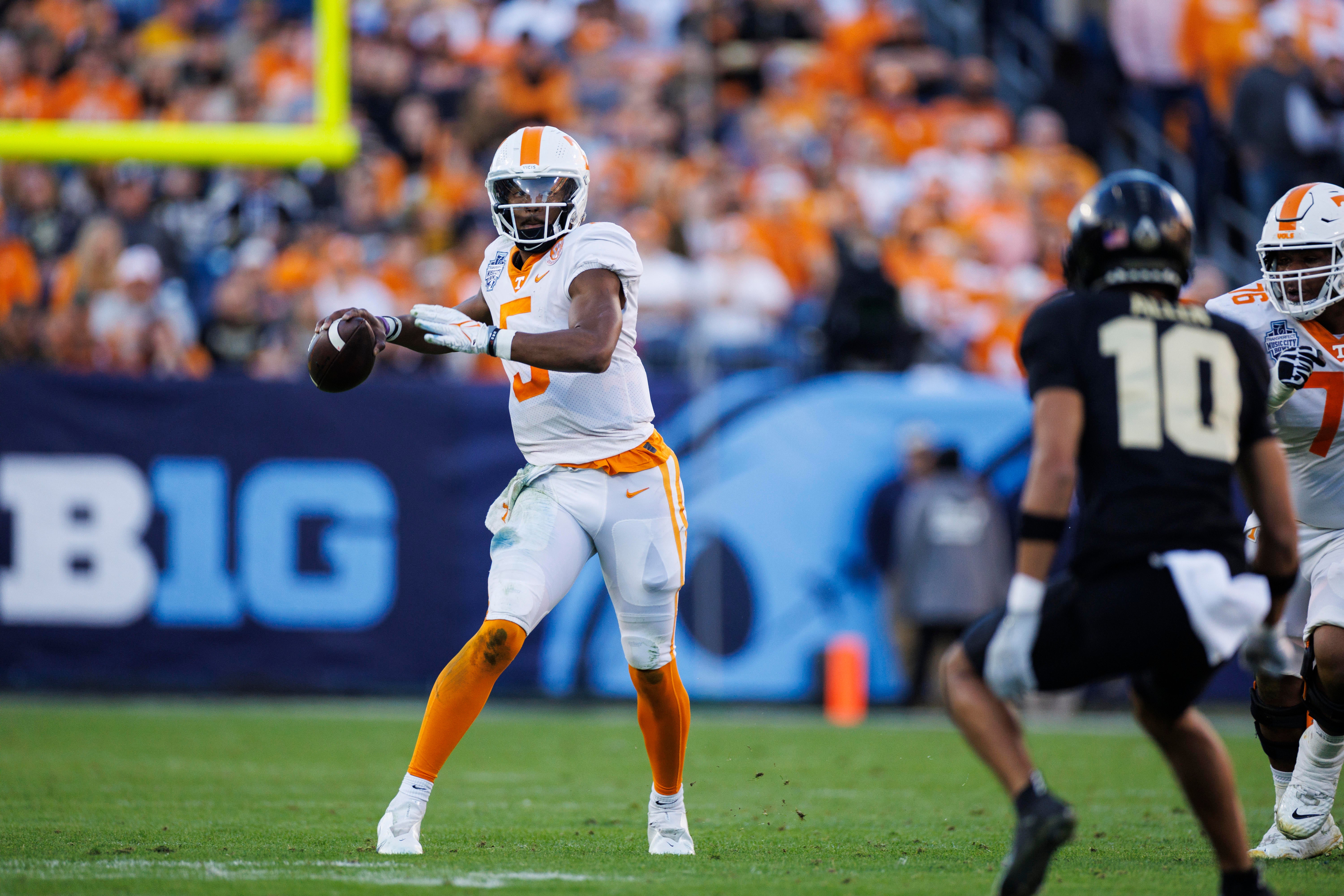 Tennessee quarterback Hendon Hooker previews Music CIty Bowl