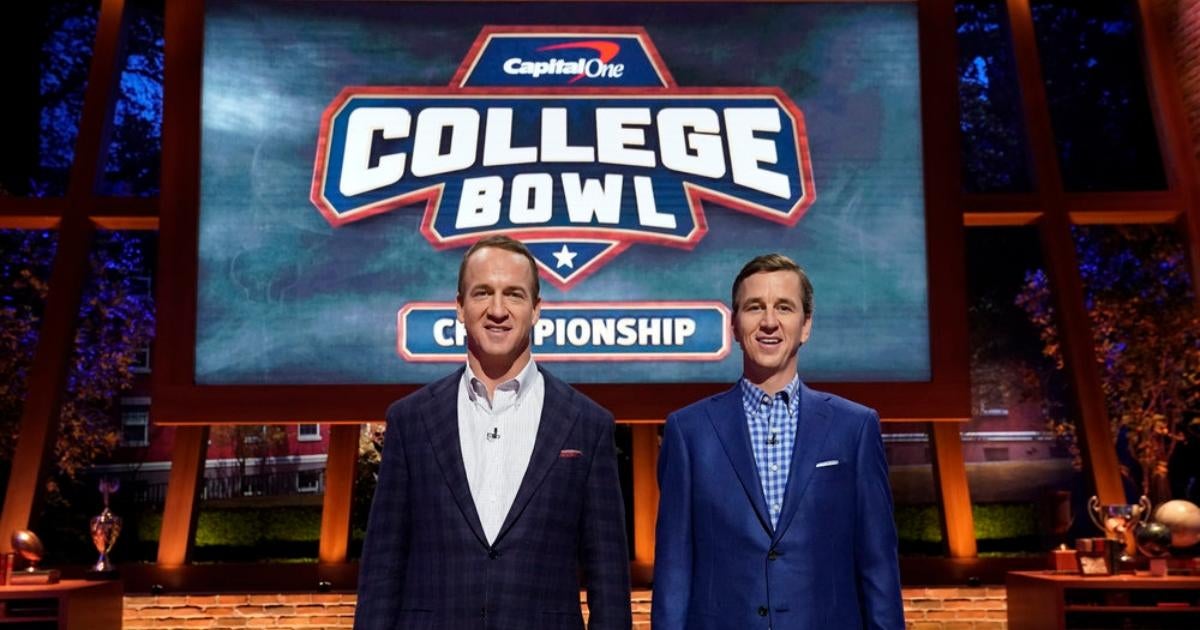 College Bowl' First Look: Peyton & Cooper Manning Get Competitive in Reboot  (VIDEO)