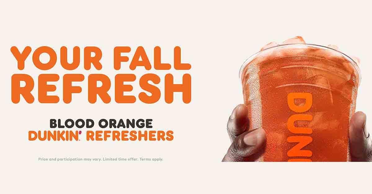 Dunkin' Unveils New Fall Menu