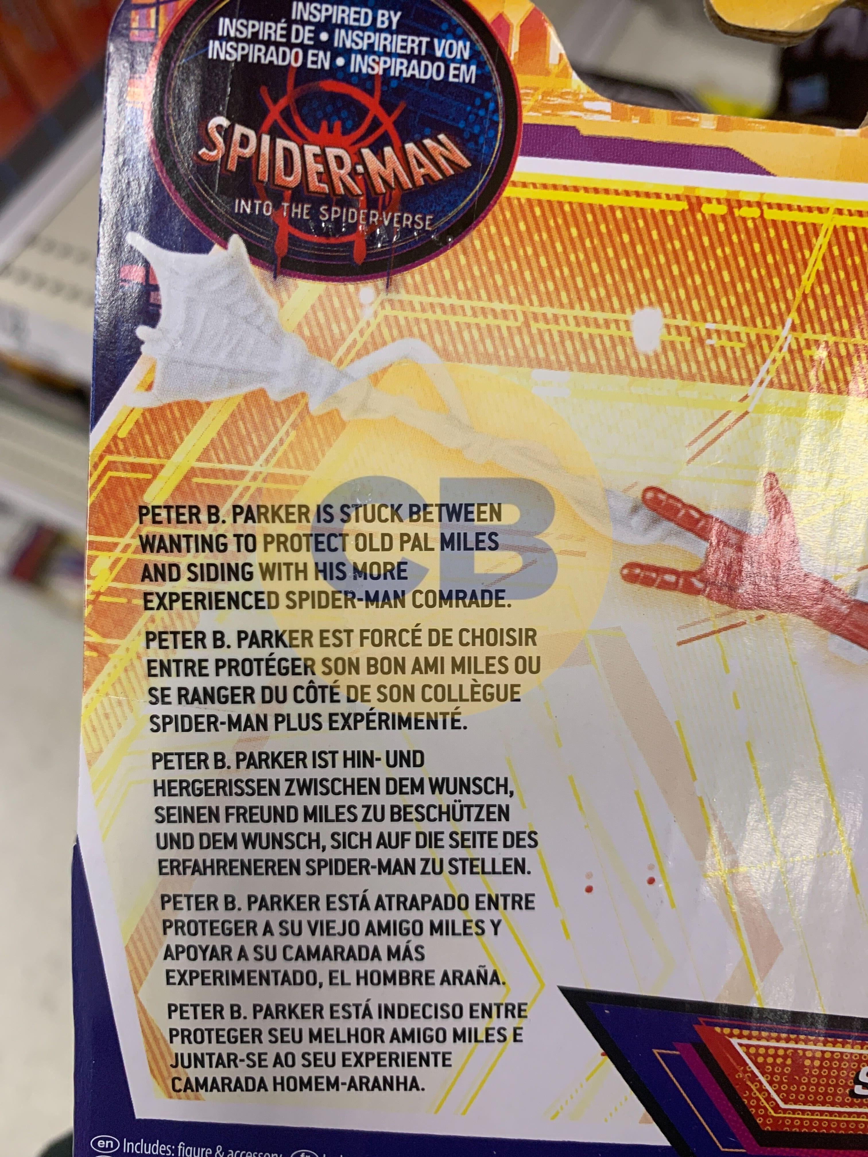 Los juguetes Spider-Verse revelan nuevos detalles de la historia a lo largo