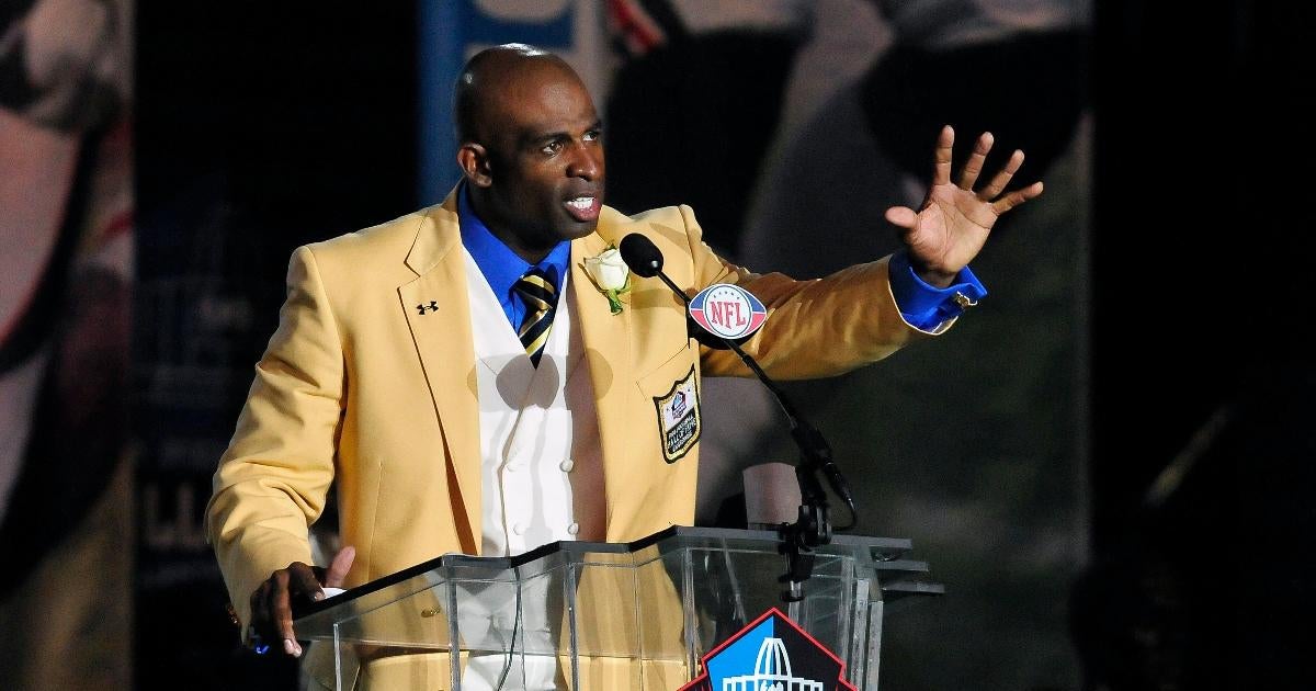 Deion Sanders has a problem with the Pro Football Hall of Fame. 