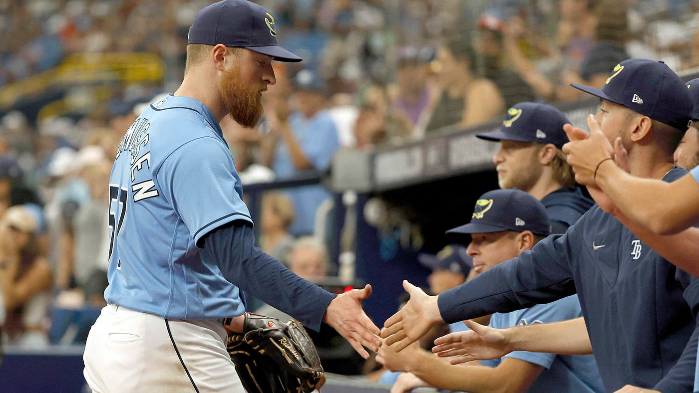 Rays working on no-hitter thru 8 innings vs Red Sox