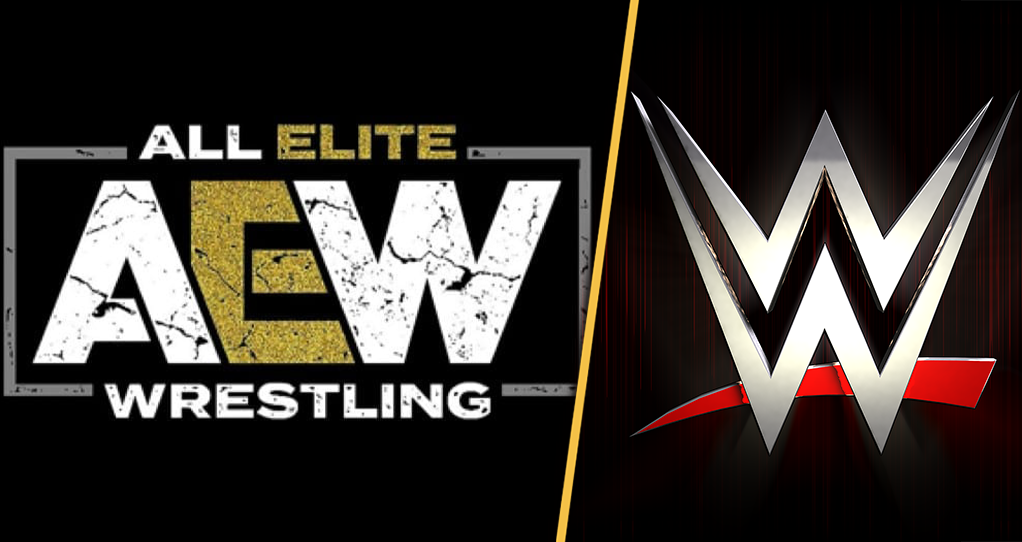 AEW WWE logos