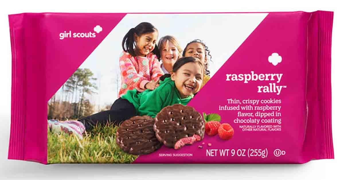 Girl Scouts Reveal Brand New Thin Mint "Sister" Cookie Raspberry Rally