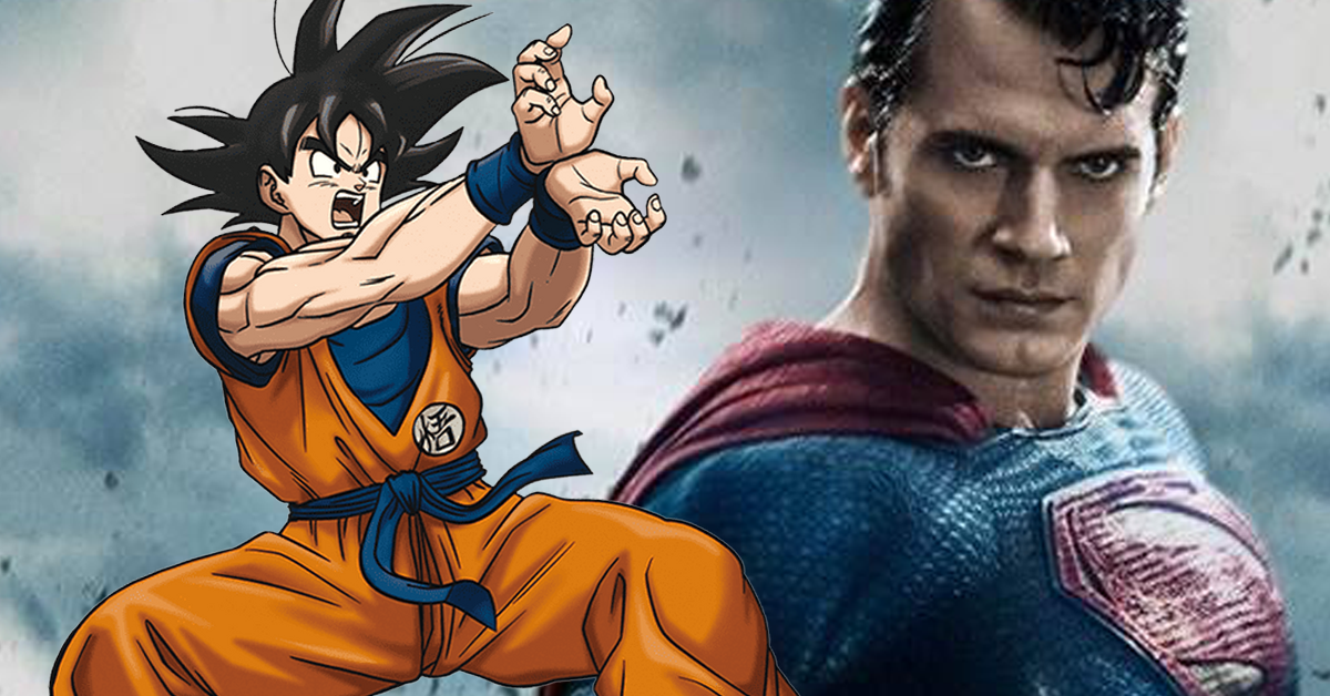 superman vs goku space