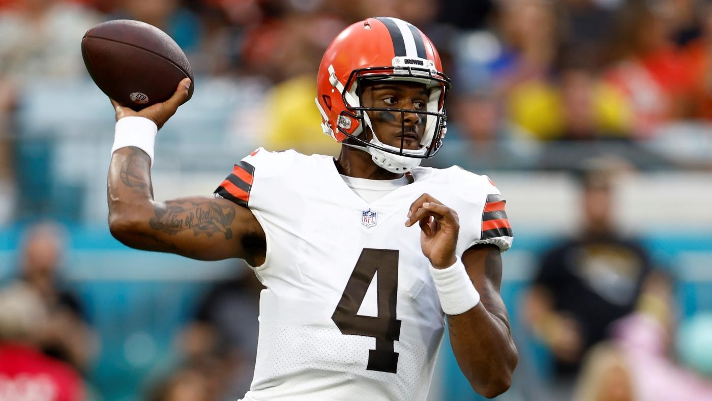 Browns' Deshaun Watson on track to make his season debut in Week 13 against the Texans