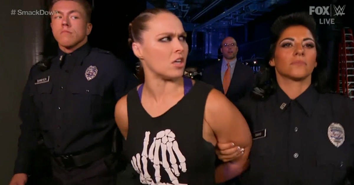 wwe-smackdown-ronda-rousey-arrested