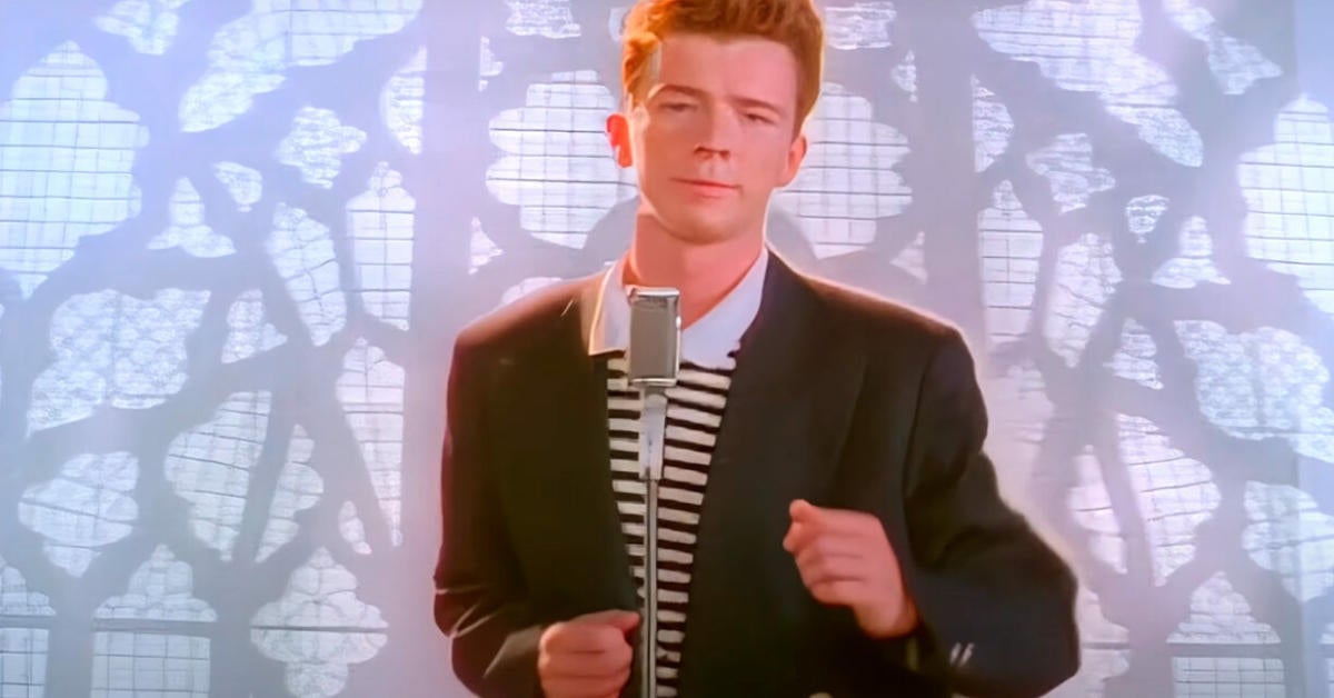 Rick Astley Recreates Never Gonna Give You Up Video 35 Years Later